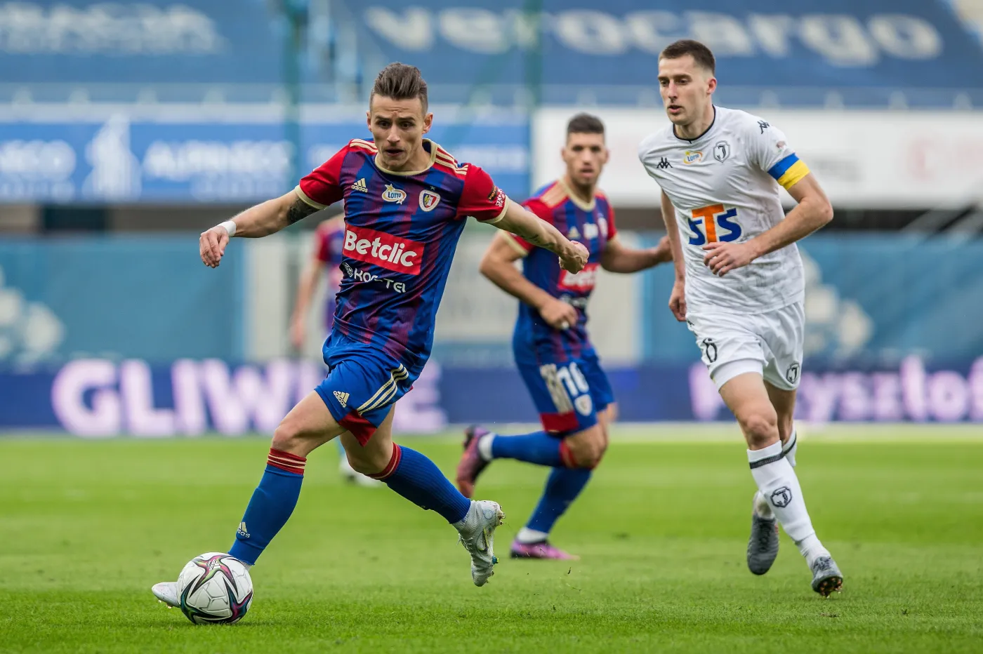 Druga połowa meczu w Gliwicach rozgrzała kibiców [WIDEO]