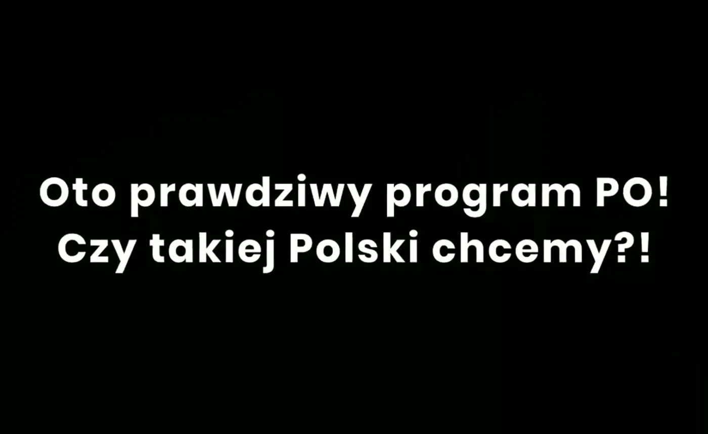 PiS w spocie pyta jak będzie wyglądała Polska pod rządami PO