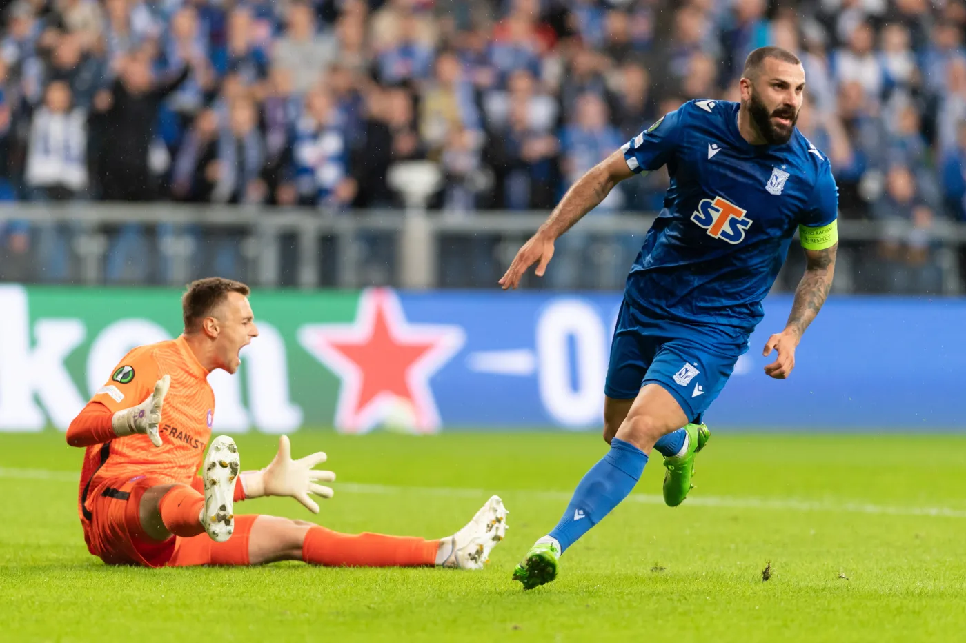 Pierwsze punkty Lecha w Lidze Konferencji. Austria rozbita w Poznaniu