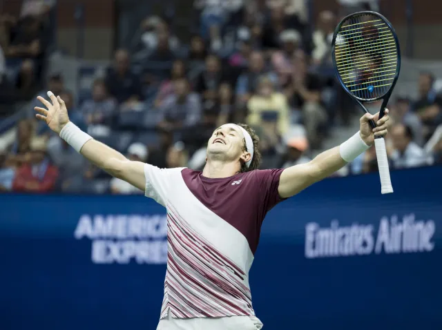 Casper Ruud pierwszym półfinalistą US Open