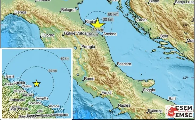 Trzęsienie ziemi we Włoszech. Zamknięte szkoły, wstrzymany ruch kolejowy