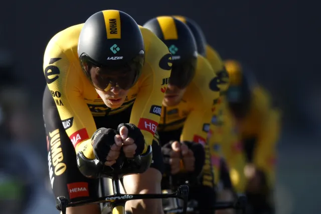 Paryż-Nicea: Team Jumbo-Visma najszybszy w "czasówce"