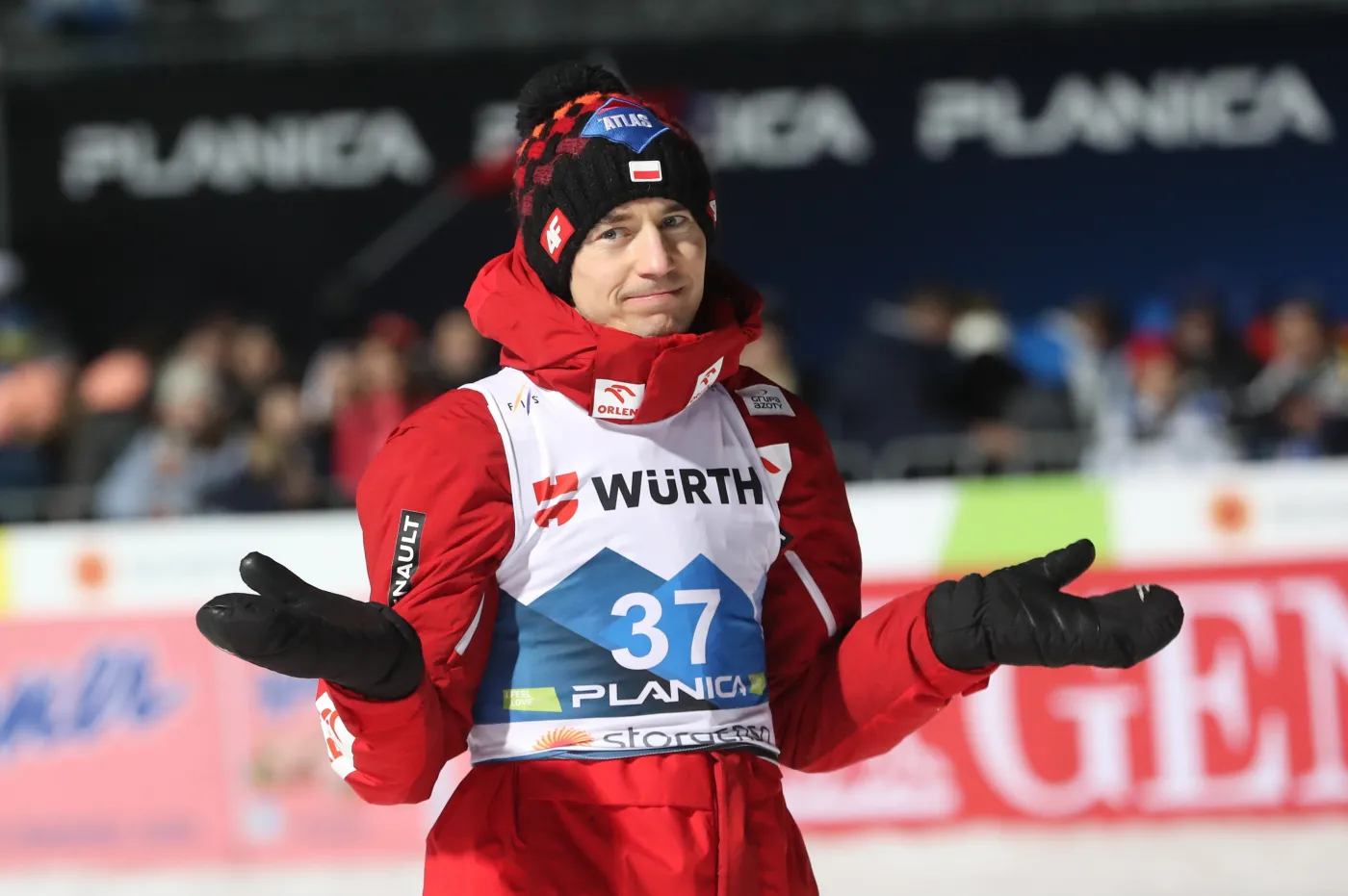 Apetyt był na złoto, a nie ma nawet podium. Porażka Polaków w konkursie drużynowym