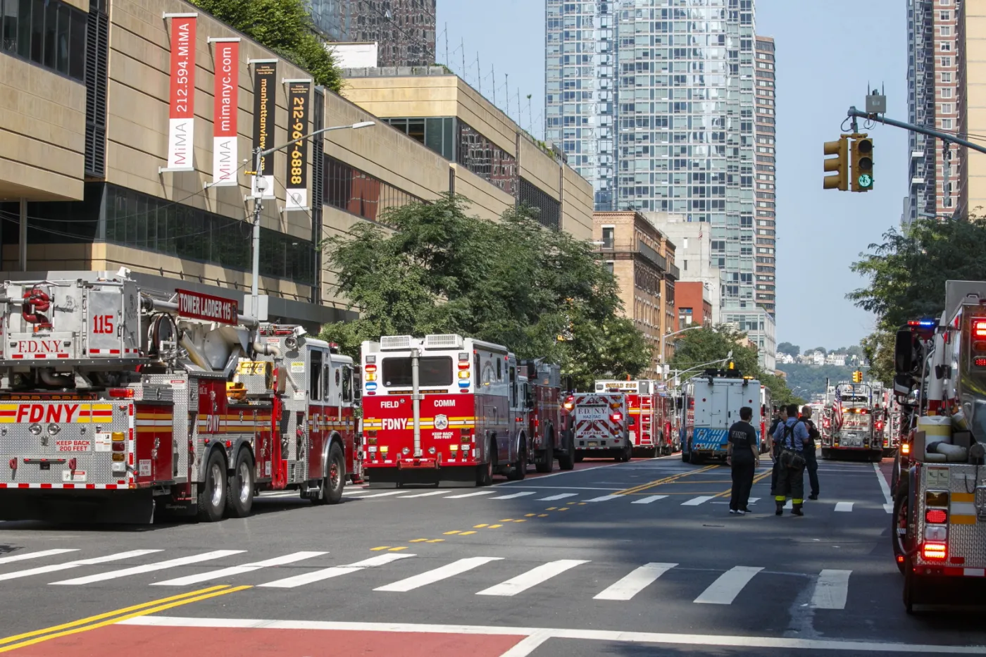 Na Manhattanie zawaliła się część dźwigu budowlanego. Są ranni