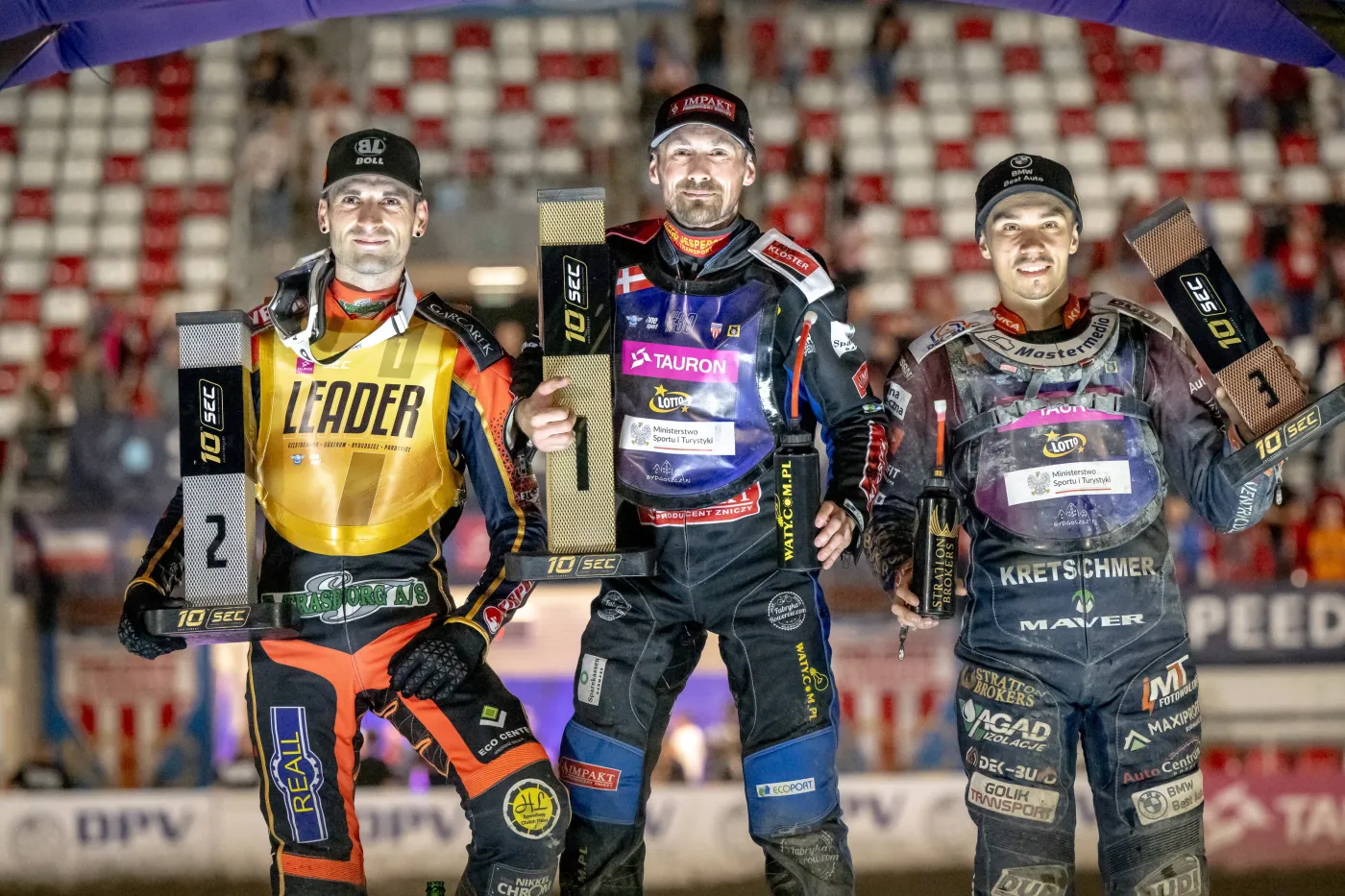 Leon Madsen najlepszy w Bydgoszczy. Dominik Kubera na podium trzeciej rundy IME na żużlu