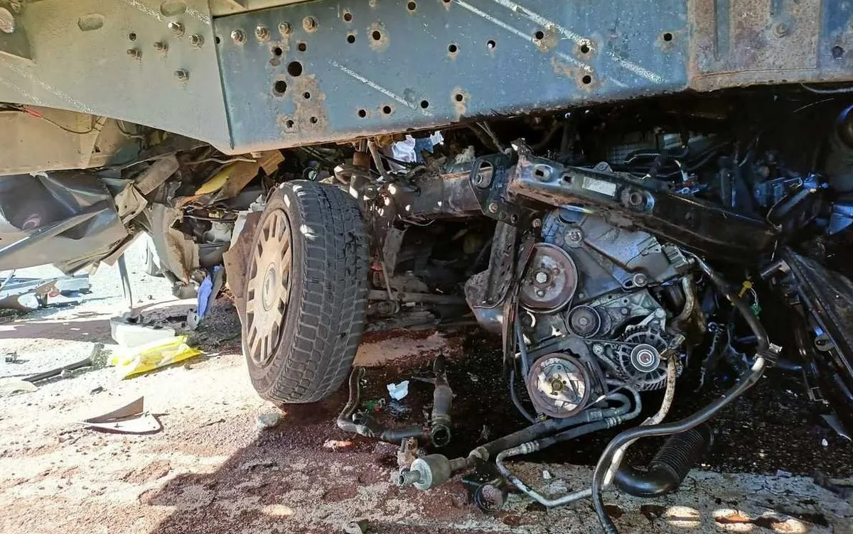 Oszukał przeznaczenie. Aby z tak poważnego "dzwona" wyjść bez szwanku, trzeba jednak mieć szczęście. ZDJĘCIA