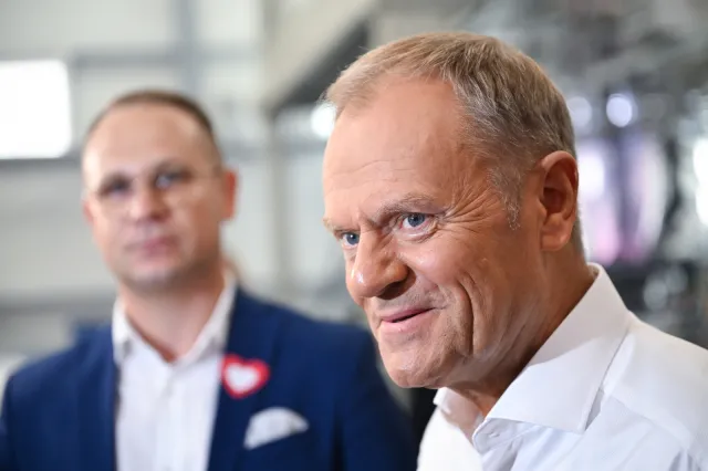 Wybory 2023. Tusk: Kaczyński sfinansował rozwój gospodarki niemieckiej. To jest dopiero kolaborant
