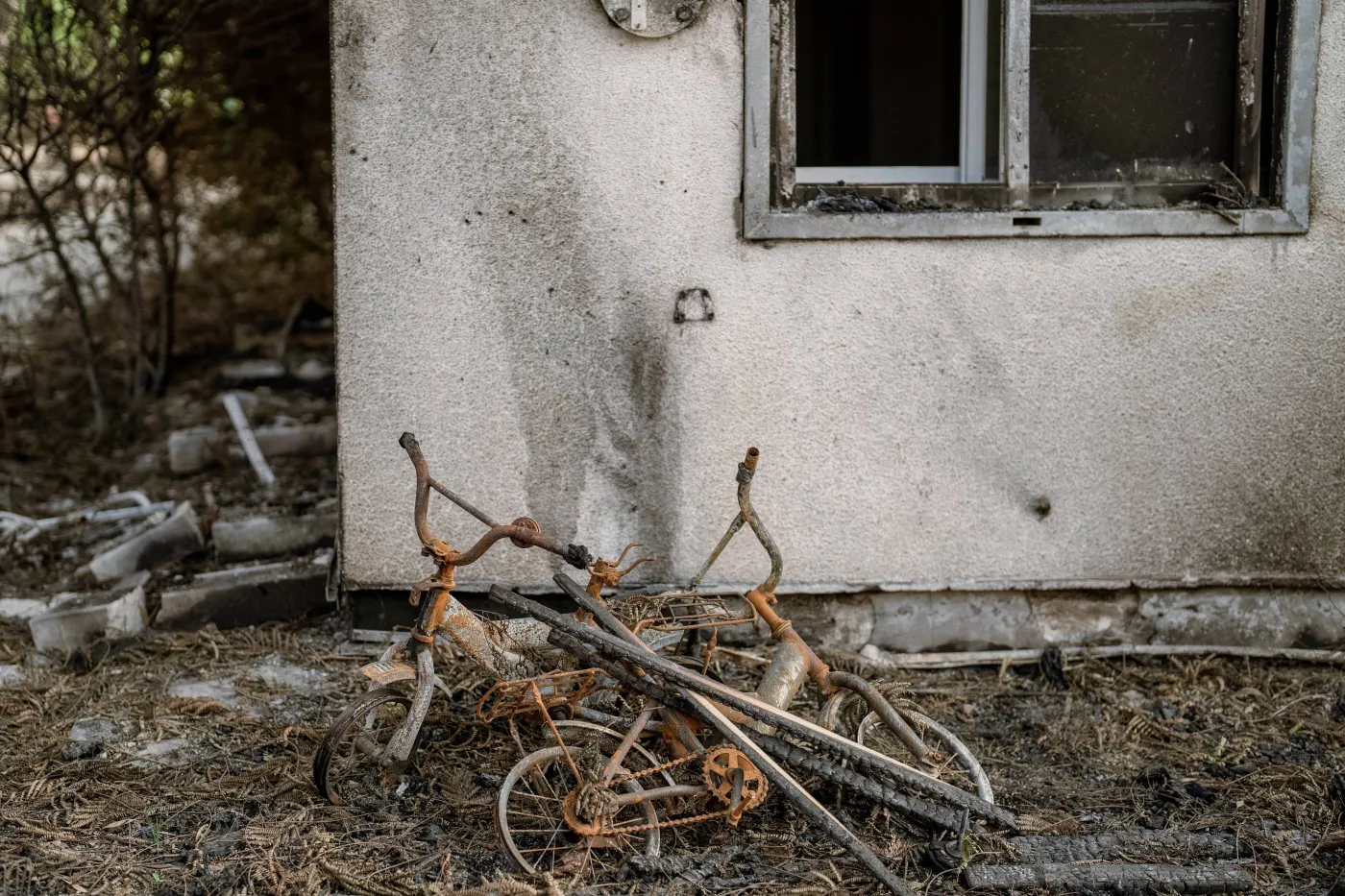 Dewastacja w kibucu Be'eri - Pierre