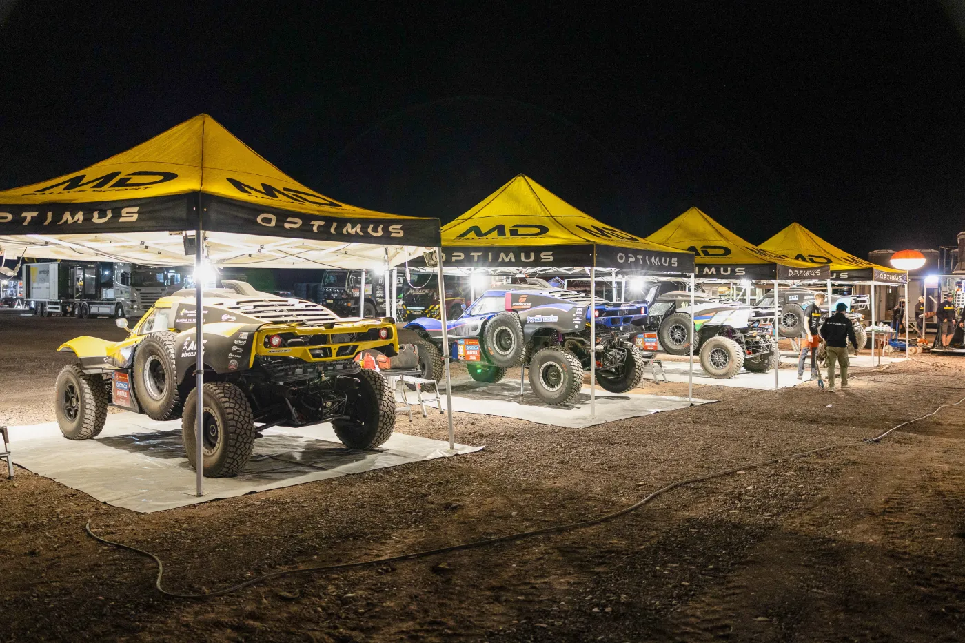 Rajd Dakar. "Klan Goczałów" nie zwalnia tempa. Eryk wygrał prolog, Michał drugi. Hołowczyc też dał radę