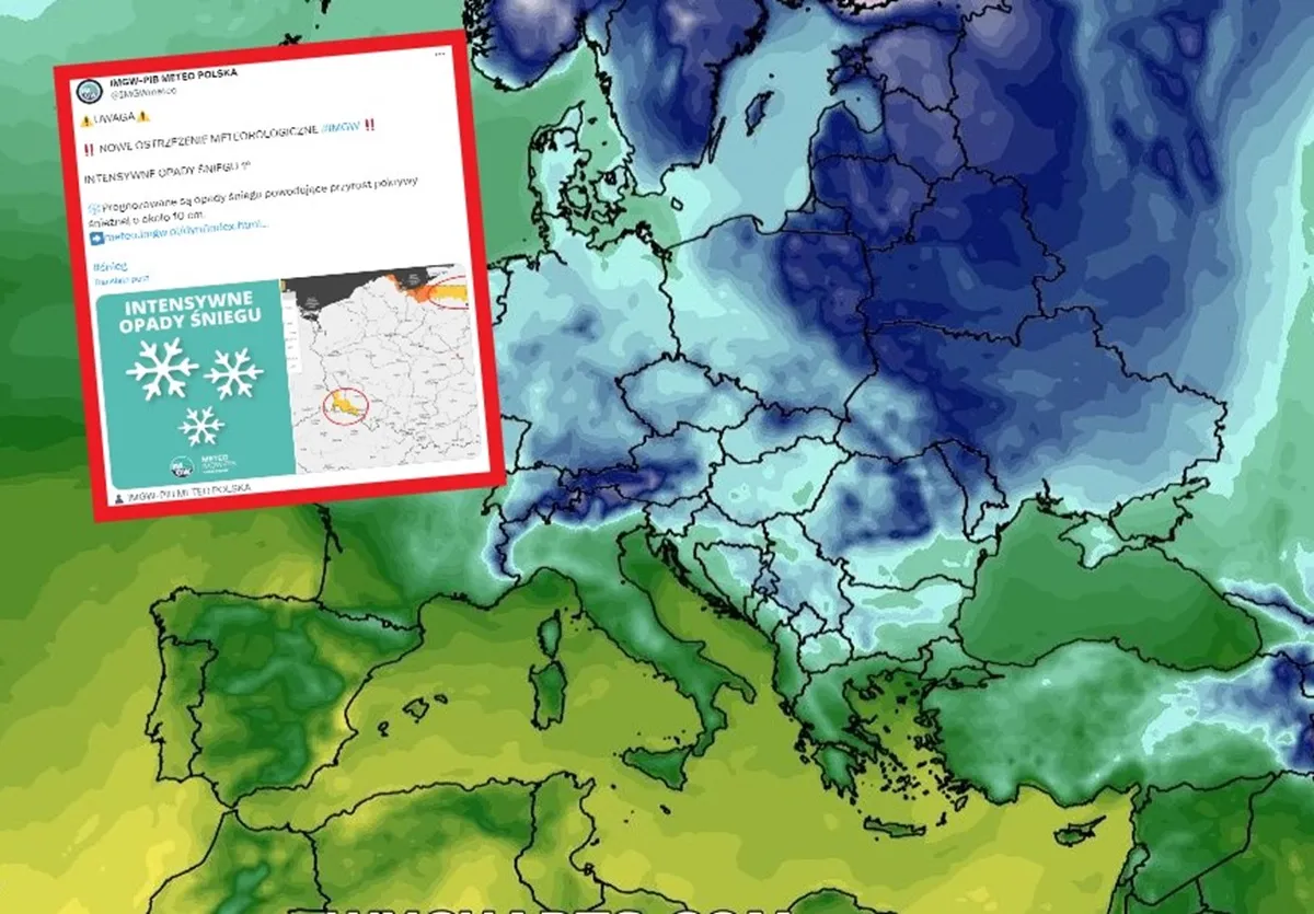 Nowy alert IMGW. Mróz nawet do -18 stopni Celsjusza