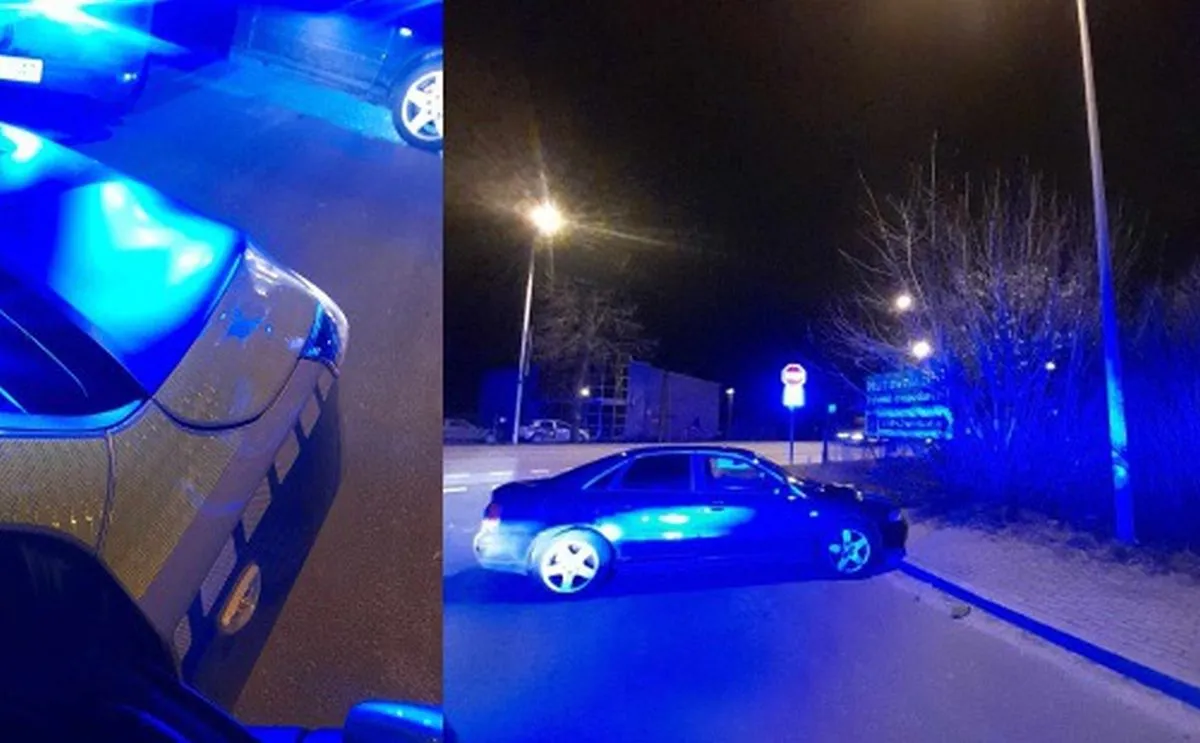 Kierowca Audi uciekał przed policją. Chciał się poczuć jak w grze