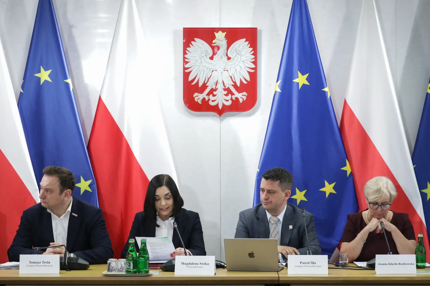 Magdalena Sroka, Tomasz Trela, Paweł Śliz, Joanna Kluzik-Rostkowska