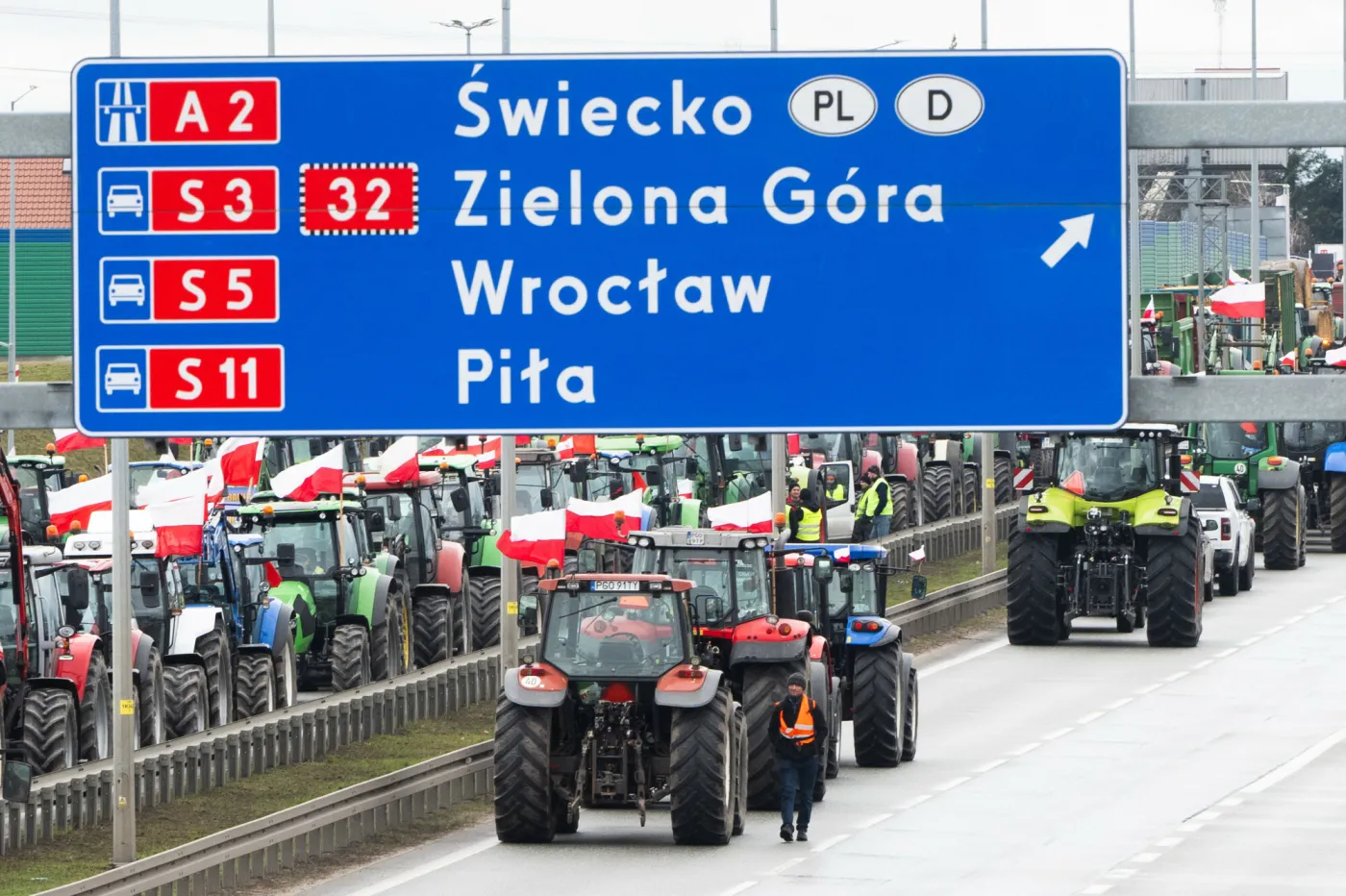 Protest rolników 6-7 marca. Utrudnienia na A2