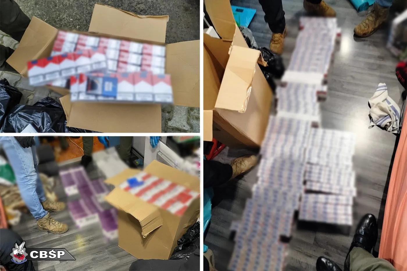 Gang tytoniowy rozbity. Spektakularna akcja w trzech województwach