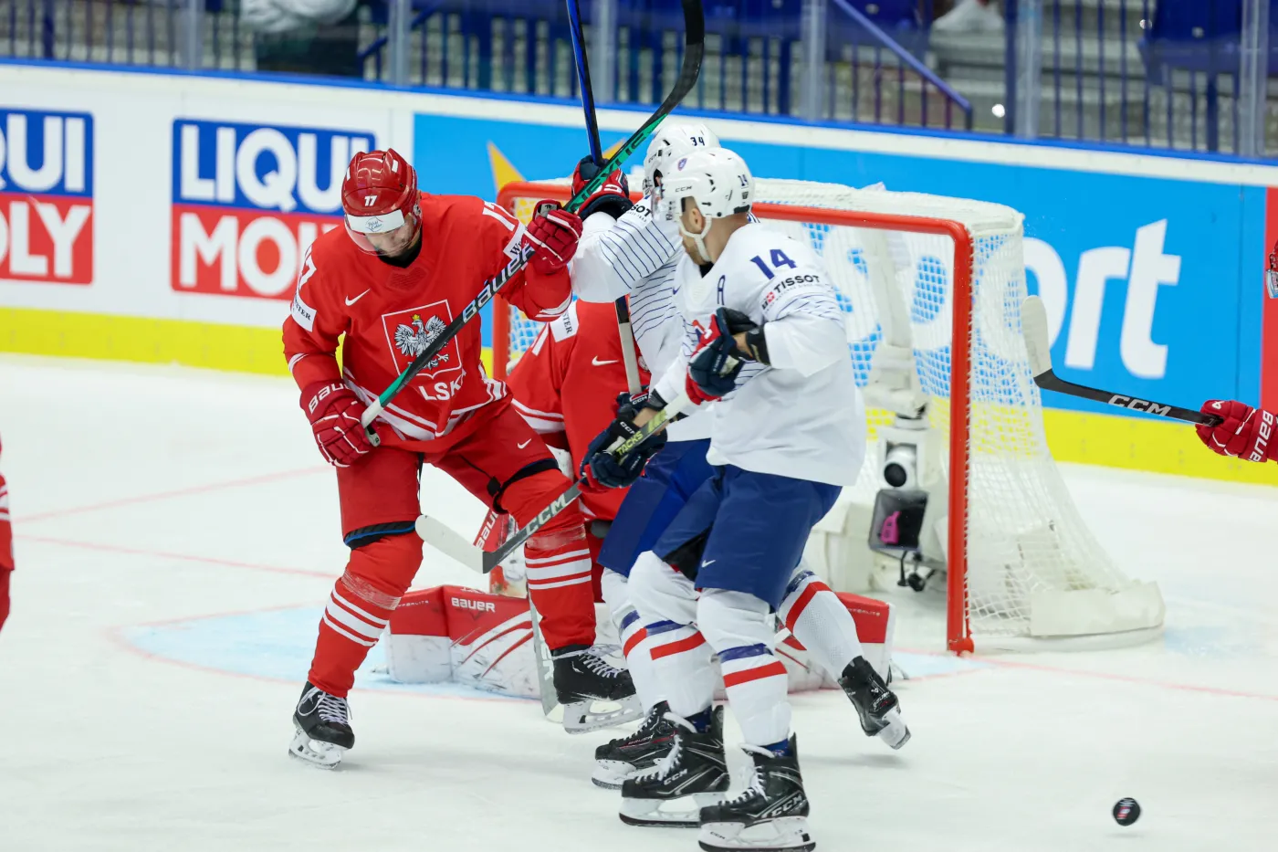 Polscy hokeiści przegrali kluczowy mecz na mistrzostwach świata