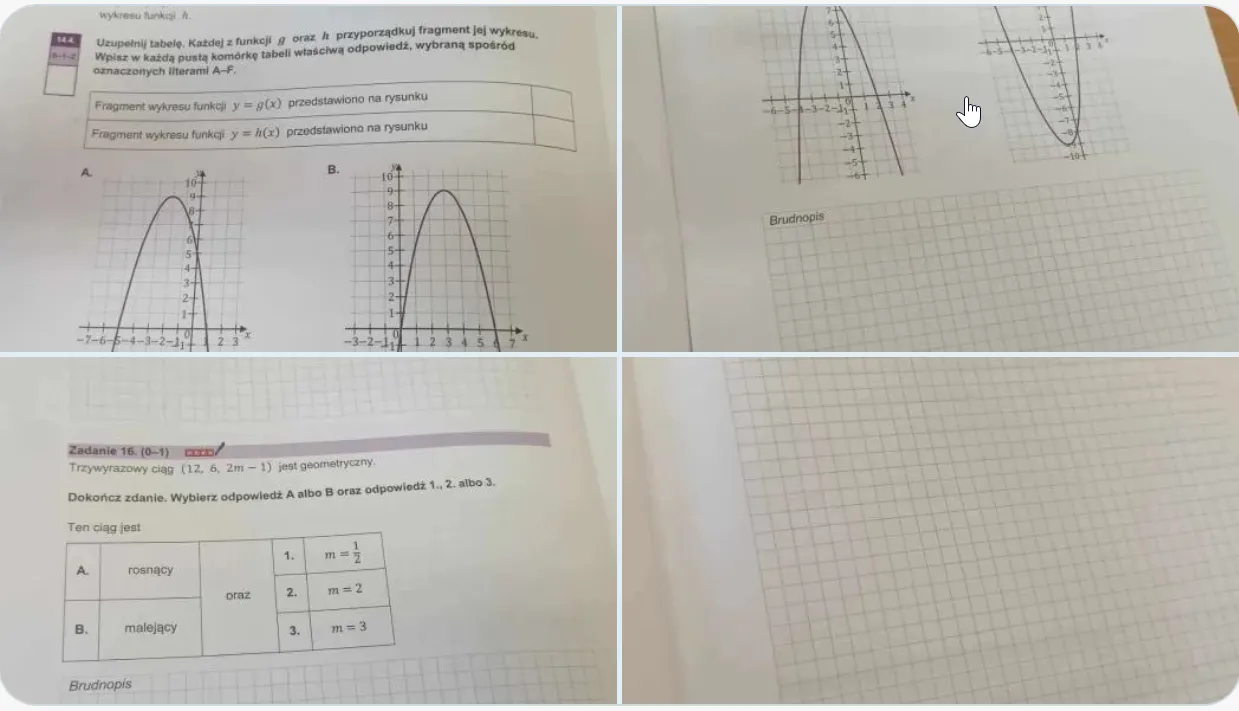 Arkusze z matematyki ujawnione na Twitterze 2 godziny przed CKE. Odpowiedzi i rozwiązania zadań [Matura 2024 r.]