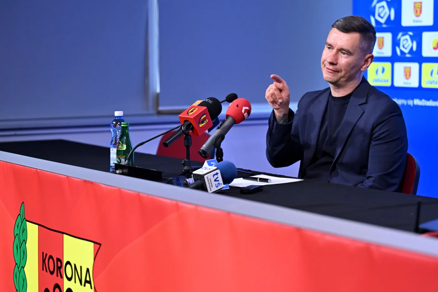 Prezes Korony Łukasz Jabłoński