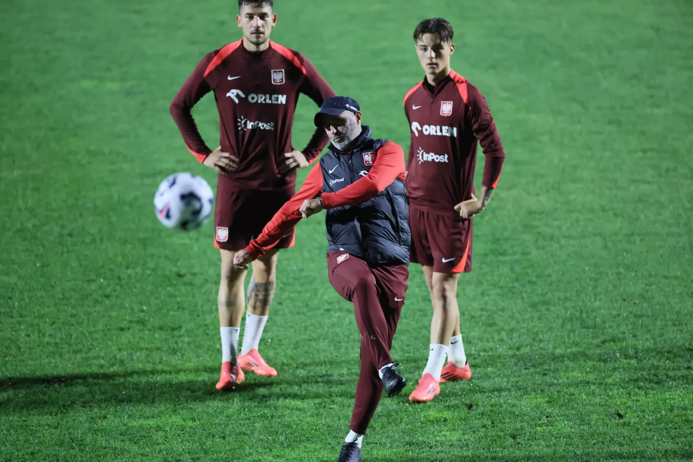 Kłopoty Probierza przed meczem z Portugalią. Trening bez siedmiu piłkarzy