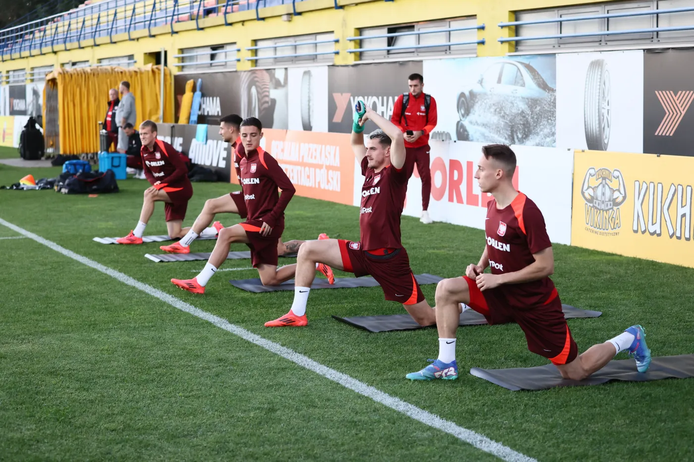 Karol Świderski, Jakub Moder, Kacper Urbański, Jakub Kamiński i Dominik Marczuk