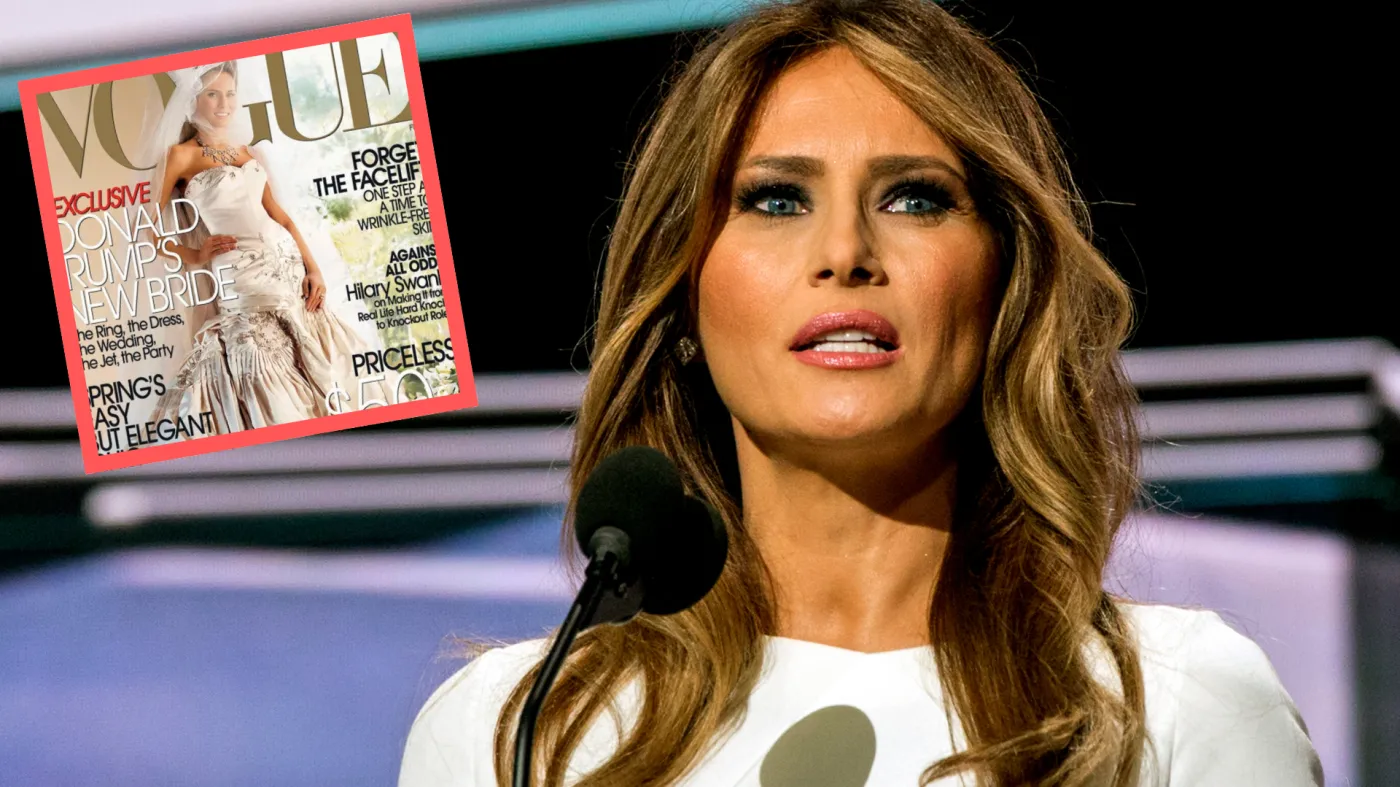 Melania Trump, suknia ślubna Melanii Trump