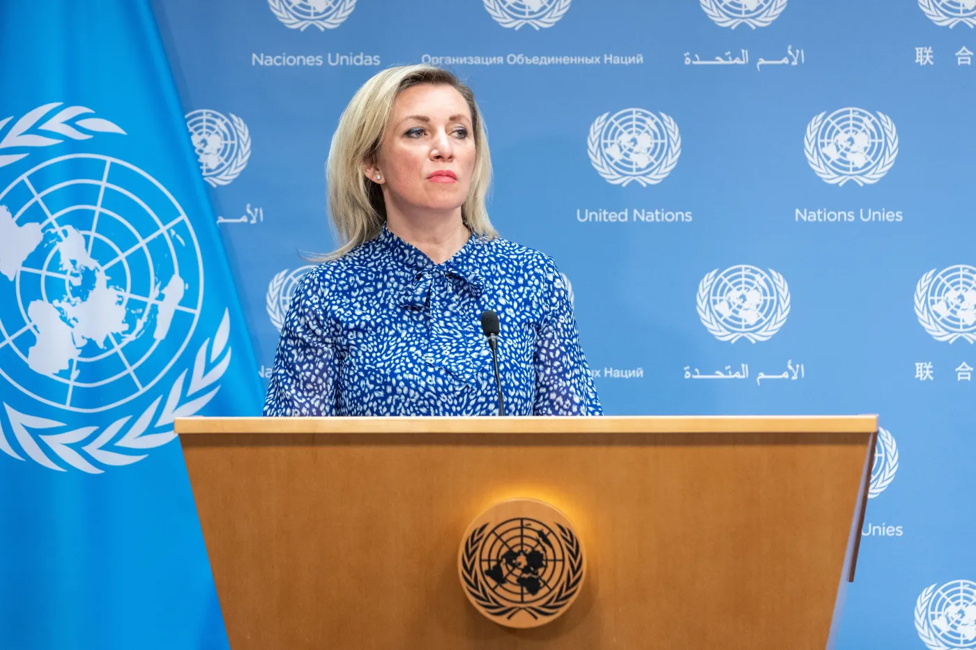 Maria Zacharowa, rzeczniczka rosyjskiego MSZ