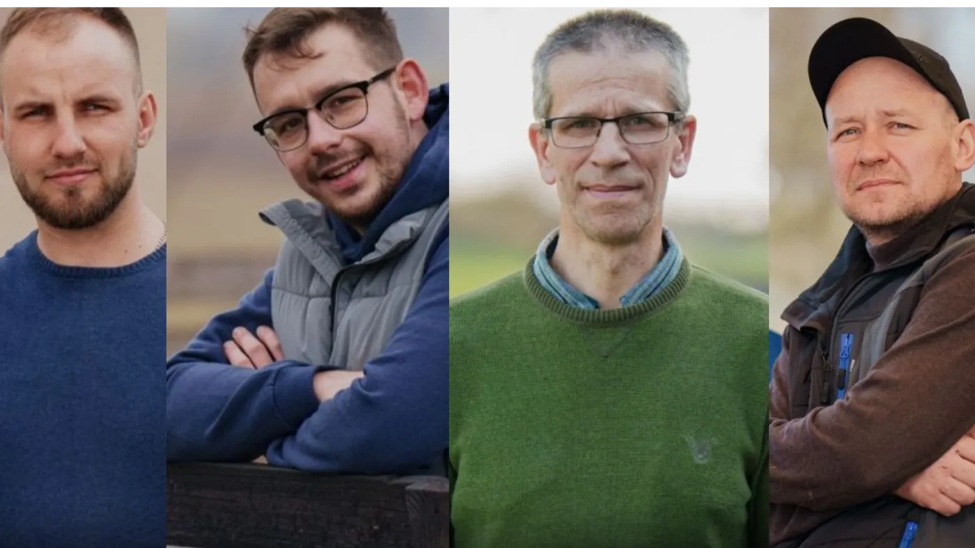 Od lewej: Arkadiusz, Kamil, Andrzej i Jarosław
