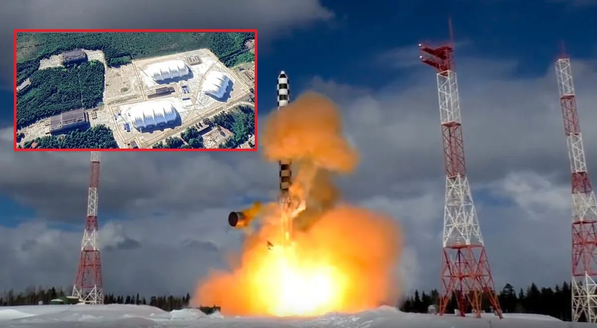 Putin testuje "cudowną broń"? Nowe tajemnicze instalacje na poligonie rakietowym w Rosji