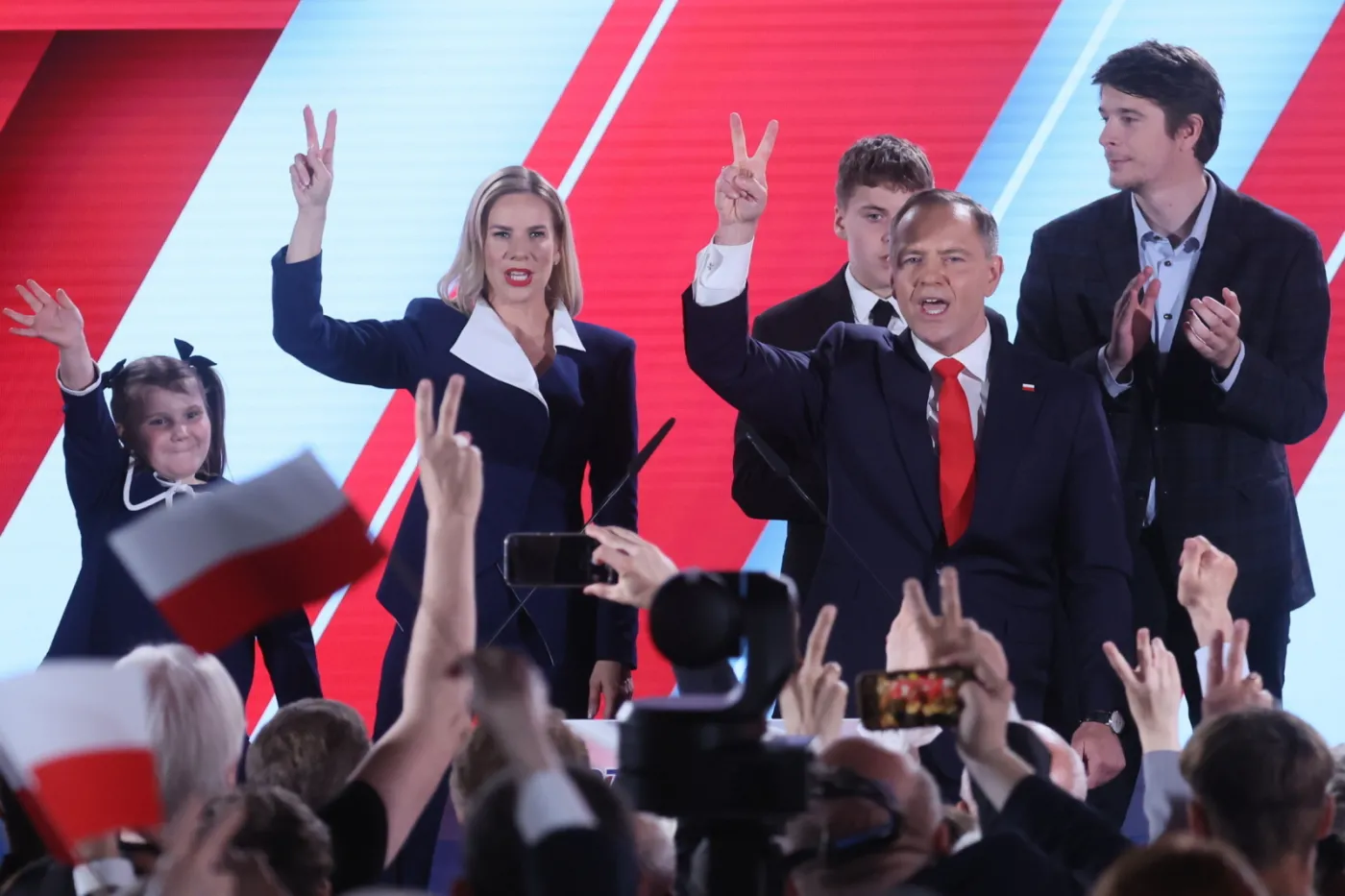 Karol Nawrocki z rodziną