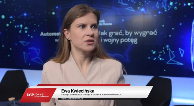 Ewa Kwiecińska: Koszty prowadzenia działalności w sektorze automotive muszą być przewidywalne i konkurencyjne