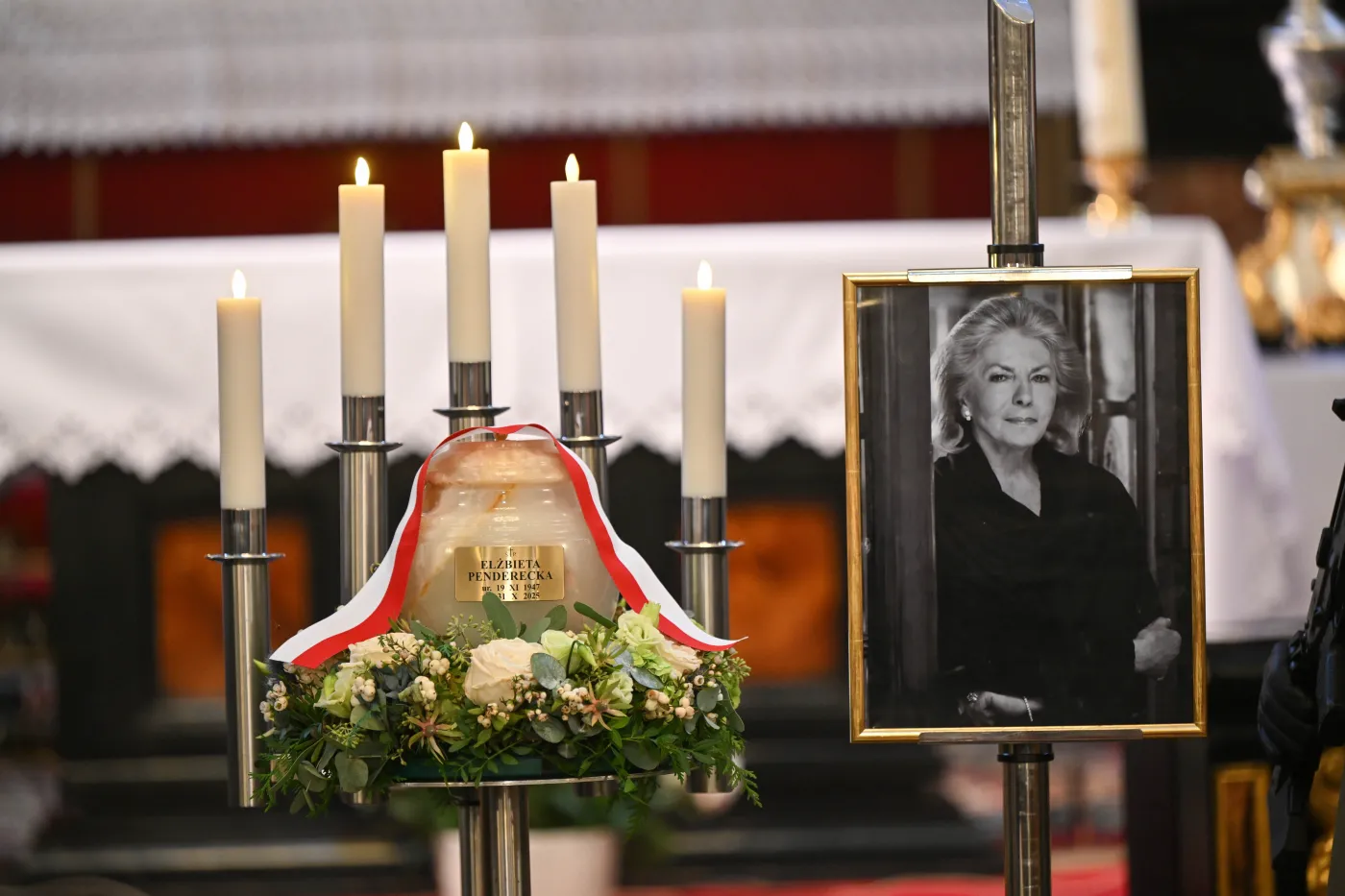 Pogrzeb Elżbiety Pendereckiej 