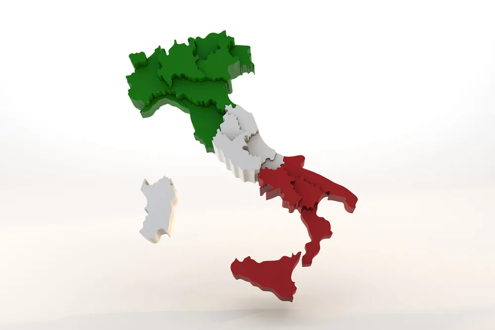 Mapa Włoch 