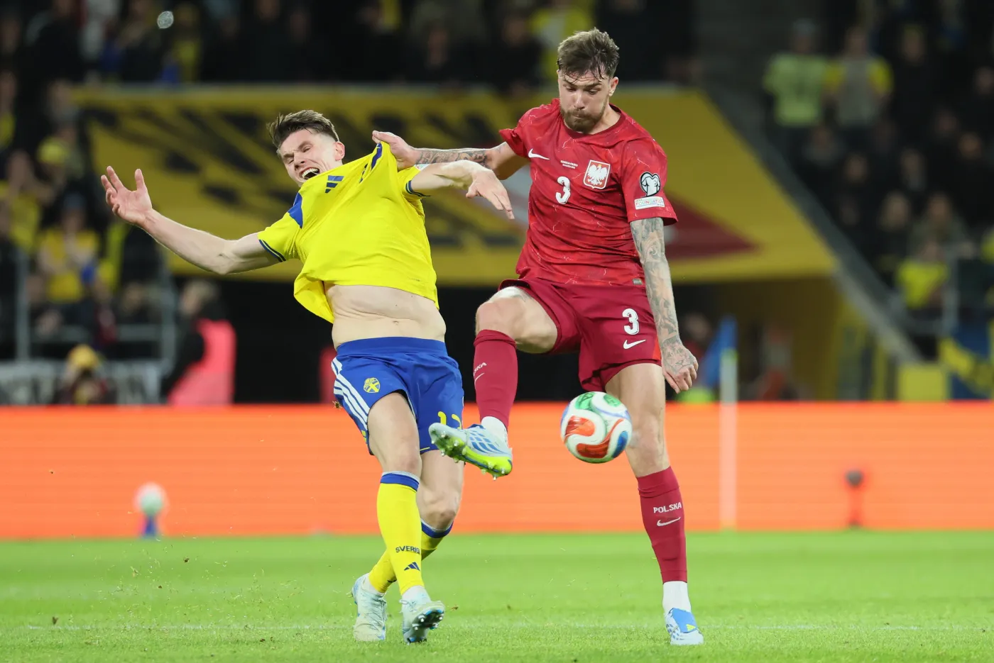 Viktor Gyokeres i Przemysław Wiśniewski