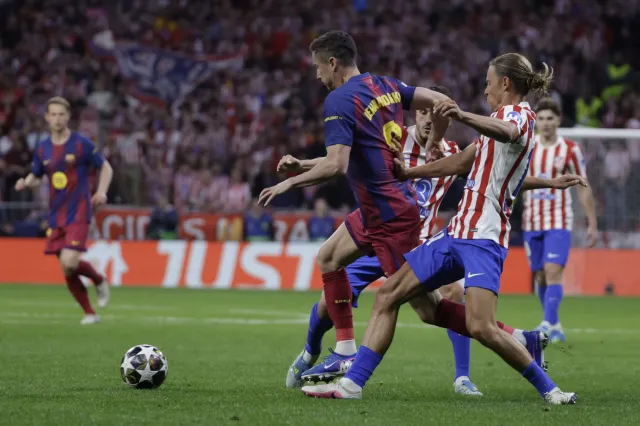 Lewandowski nie zagra w półfinale Ligi Mistrzów. Barcelona odrobiła straty, ale ostatnie słowo należało do Atletico