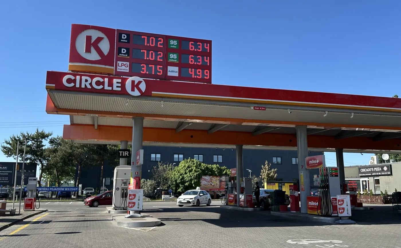 Stacja paliw Circle K - ceny z 11 maja 2026
