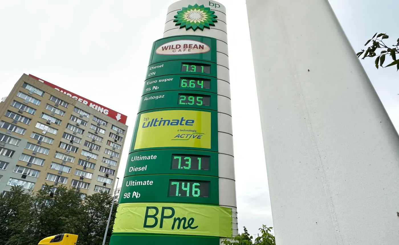 Ceny paliw na stacji BP - zdjęcie 29.08.2026