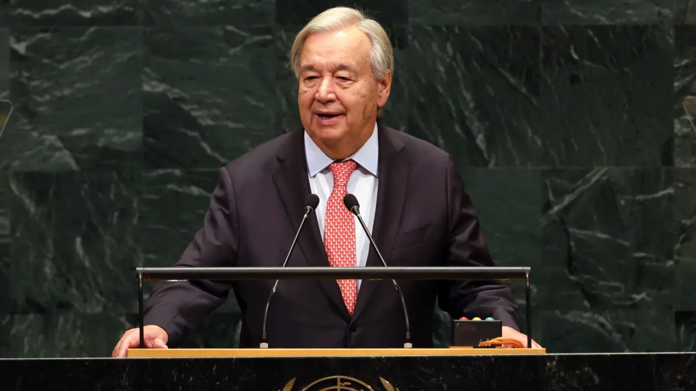 Sekretarz generalny ONZ Antonio Guterres