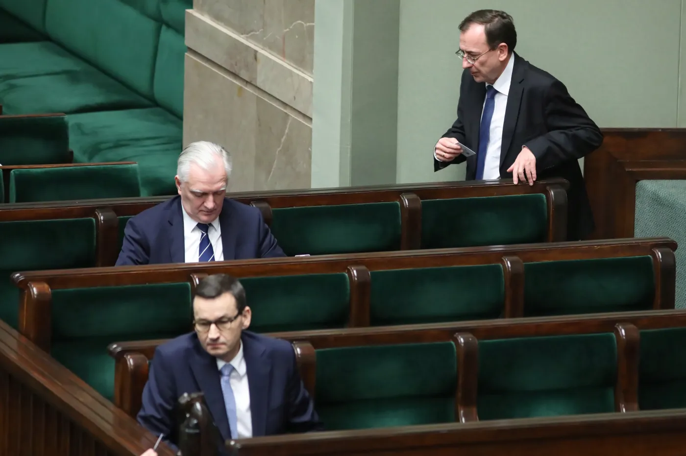 Jarosław Gowin, Mateusz Morawiecki, Mariusz Kamiński