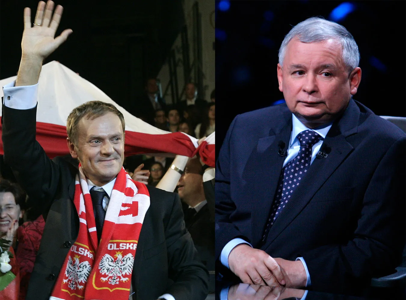Tusk jest dla Polaków symbolem sukcesu  a   Jarosław Kaczyński to polityk, klęski