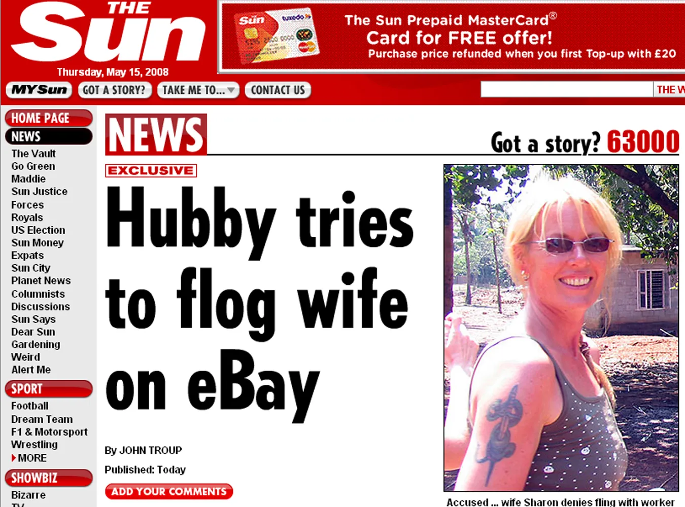 Chciał sprzedać żonę, bo podejrzewał ją o romans