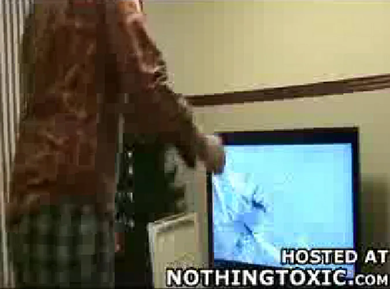 Rozbił telewizor, grając na Wii