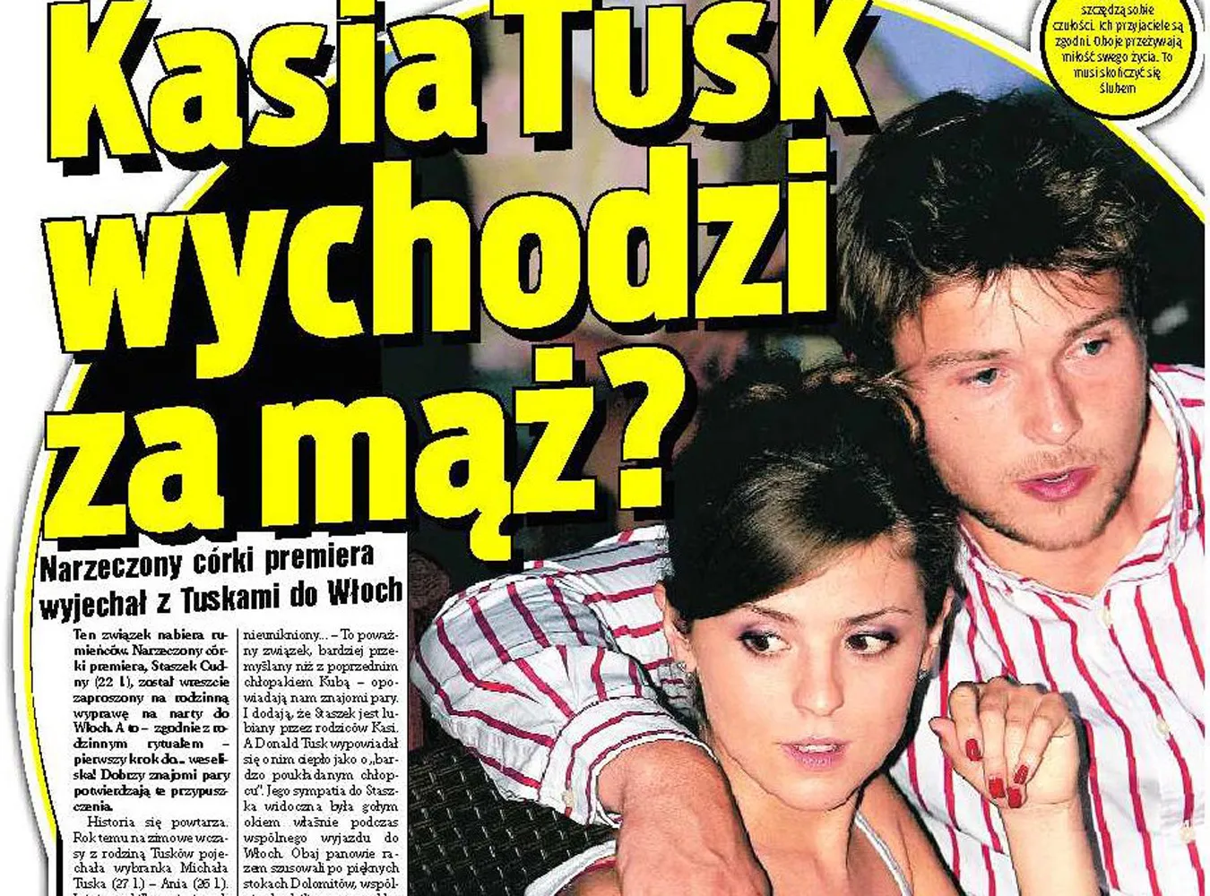 Córka Tuska wychodzi za mąż