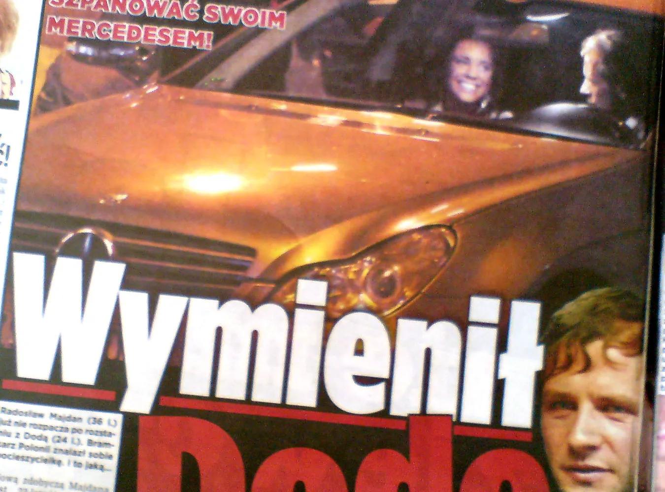 Zobacz, na kogo Majdan wymienił Dodę