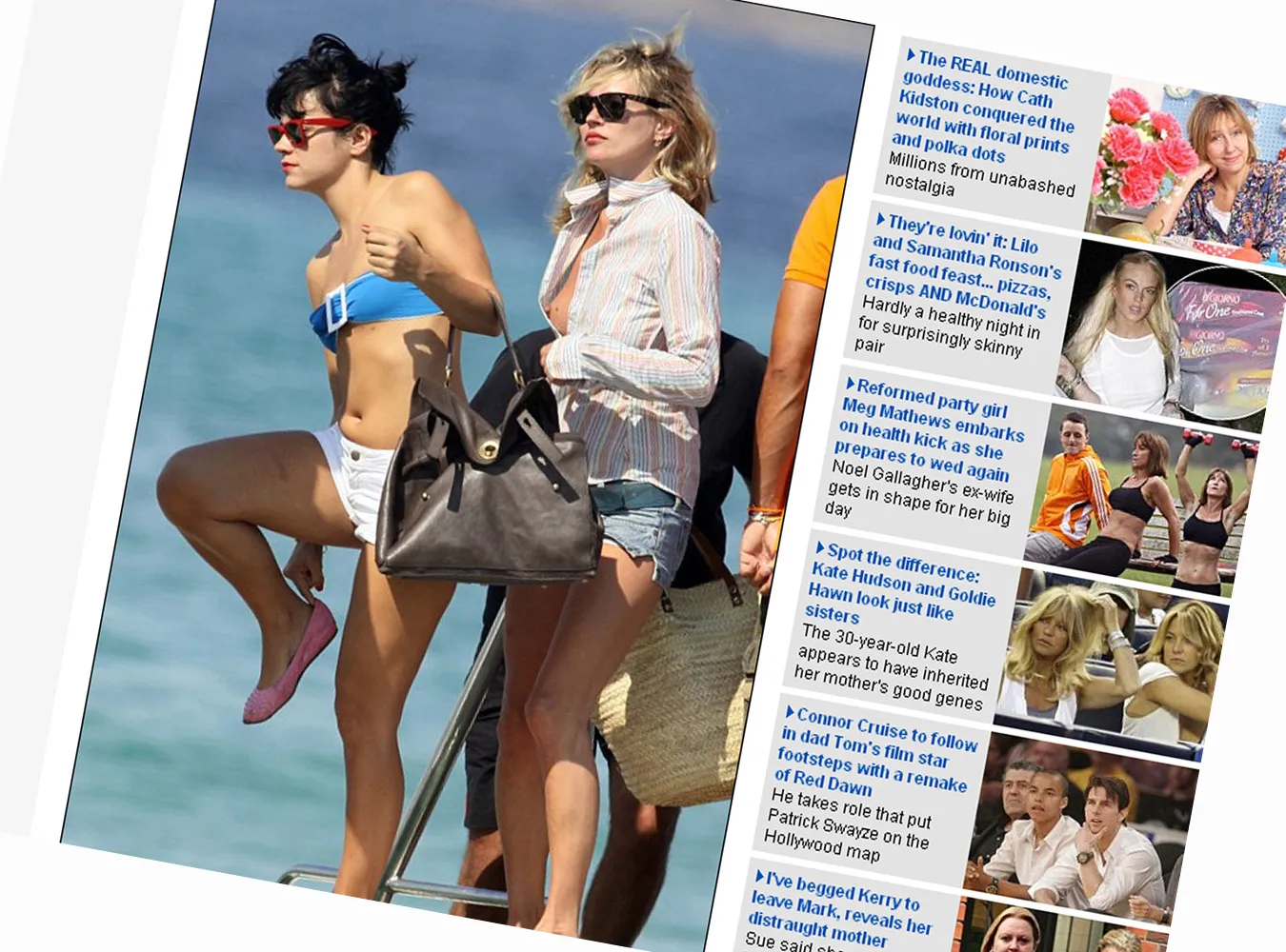 Kate Moss znowu pokazała biust