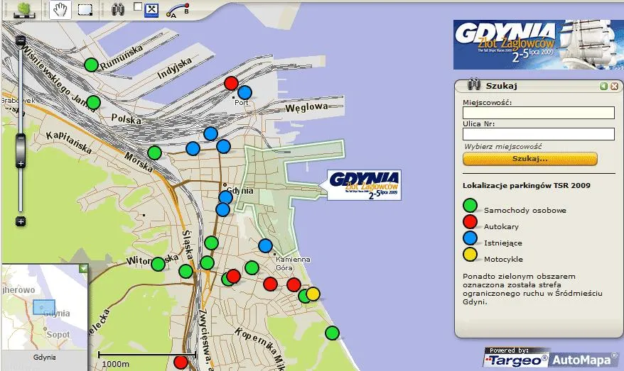 Mapa dla piratów i kierowców!