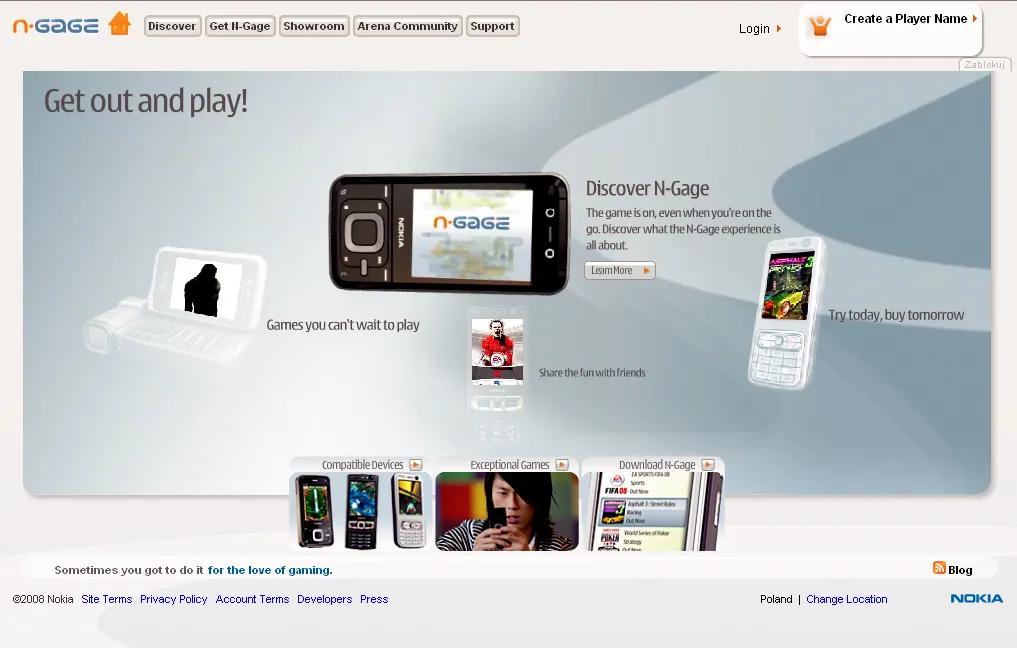 Nokia uruchomiła sieciową platformę dla  apos;komórkowych apos; graczy