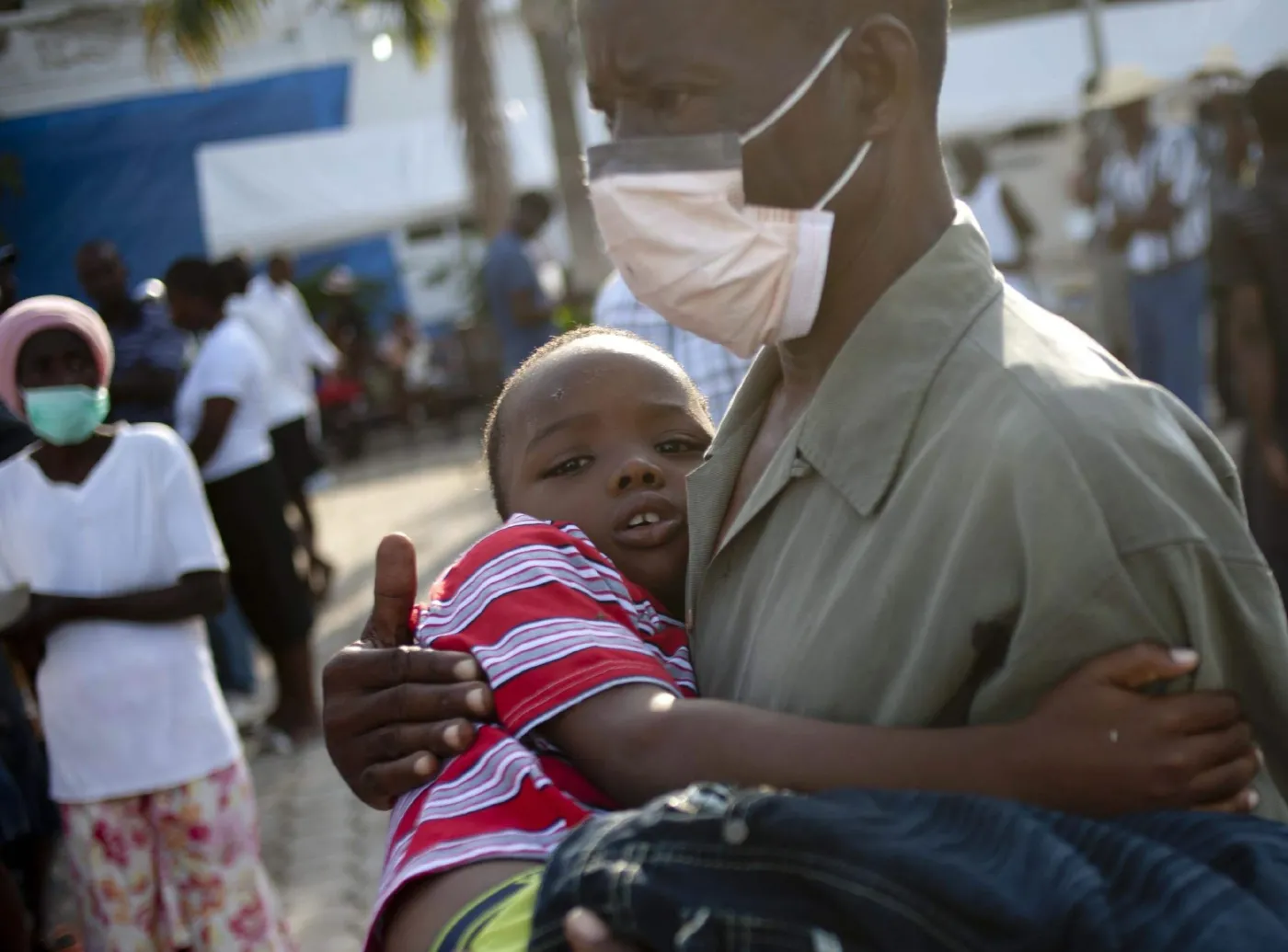 Epidemia cholery na Haiti.