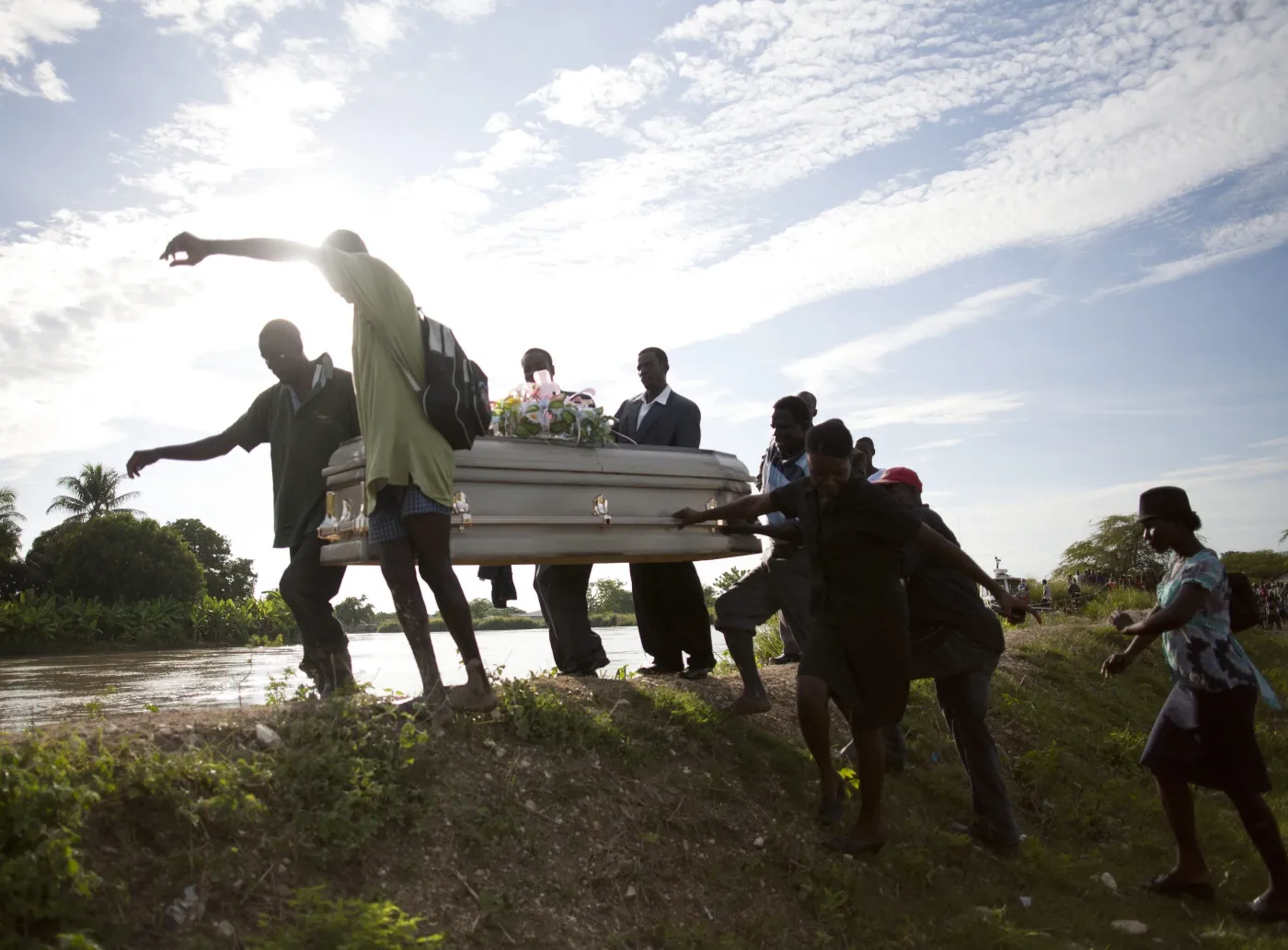 Epidemia cholery na Haiti.
