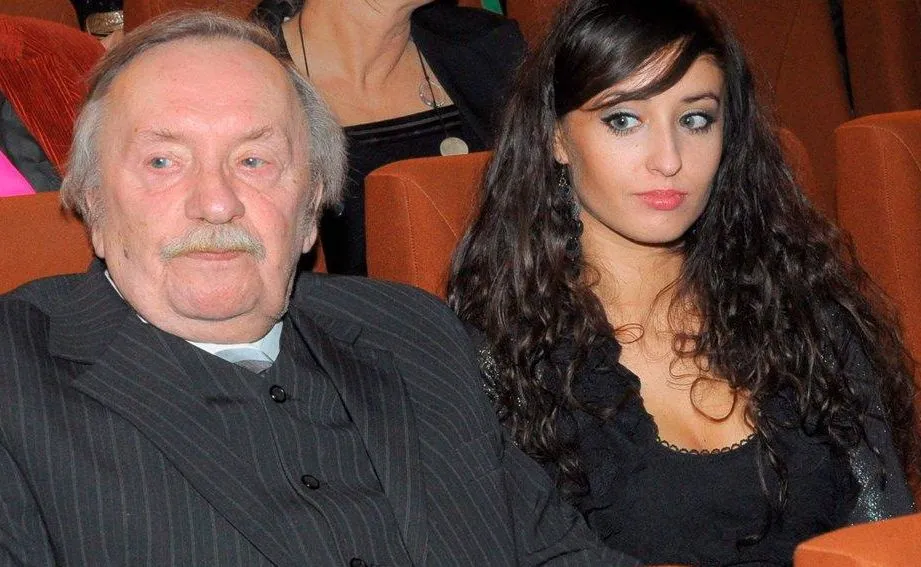 Wojciech Pokora z wnuczką