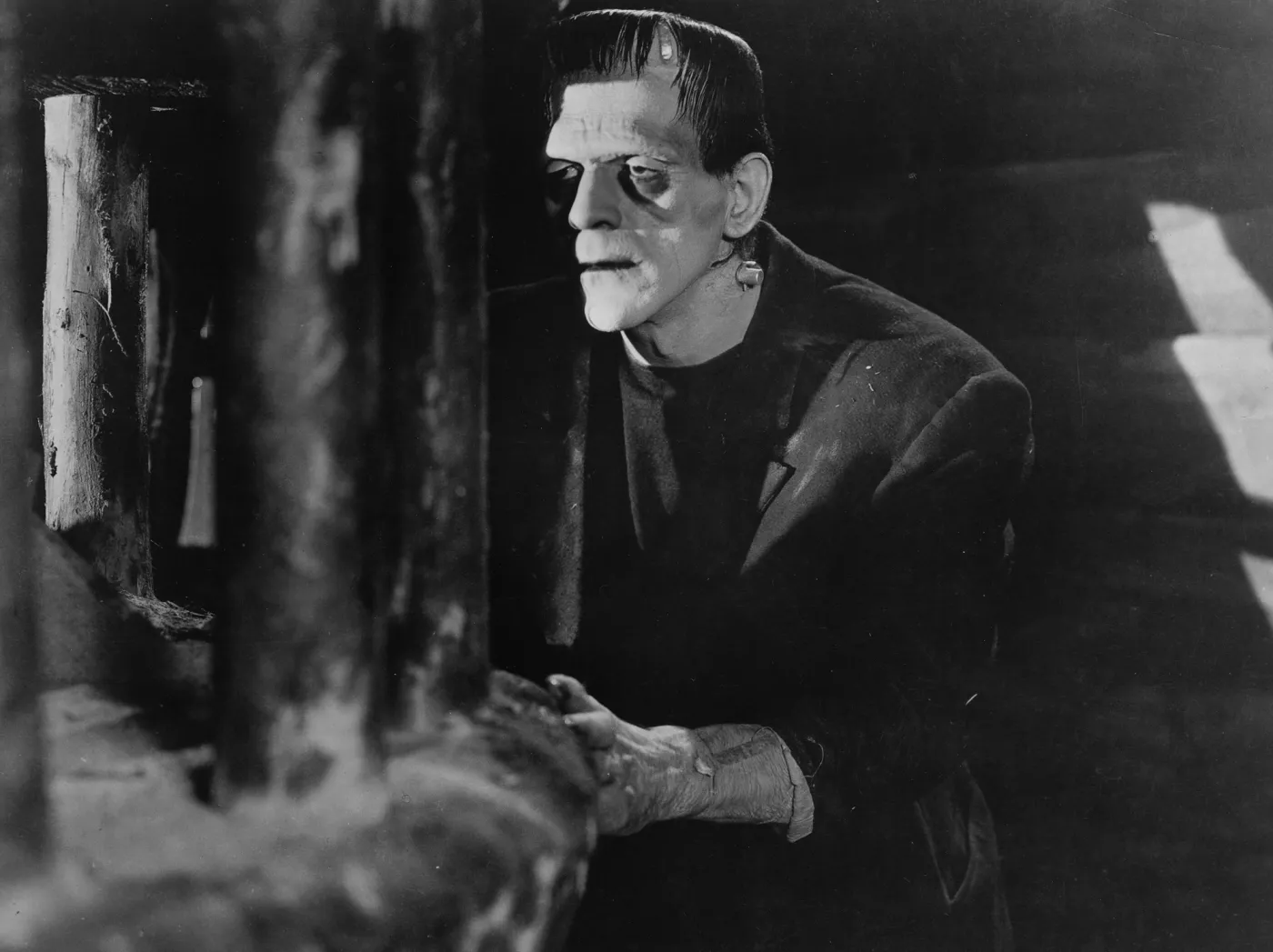 Boris Karloff jako "Frankenstein"