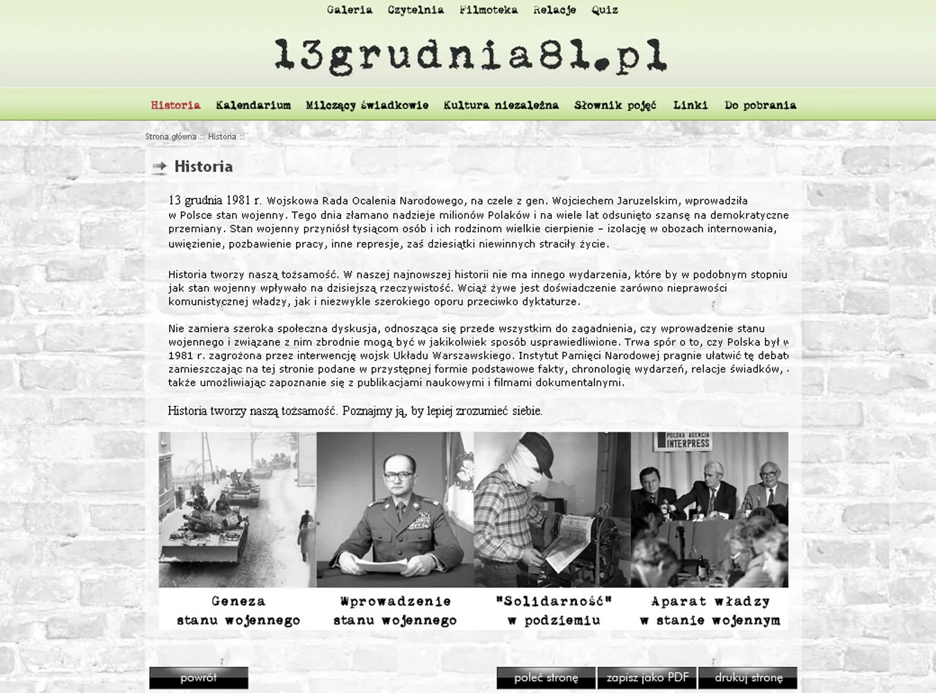 IPN uruchomił stronę z dokumentacją stanu wojennego